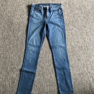 J. Crew high rise toothpick jean
